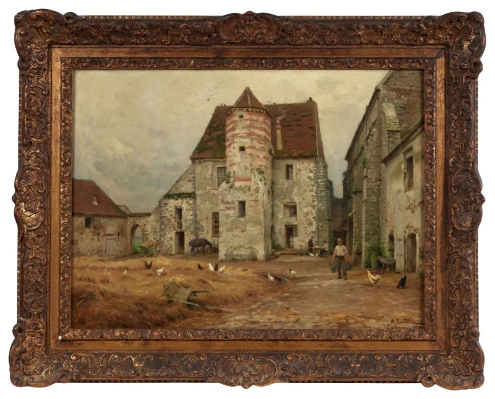 Alfred Renaudin comparable auction result: alfred renaudin 1866 1944 la commanderie des templiers coulom
