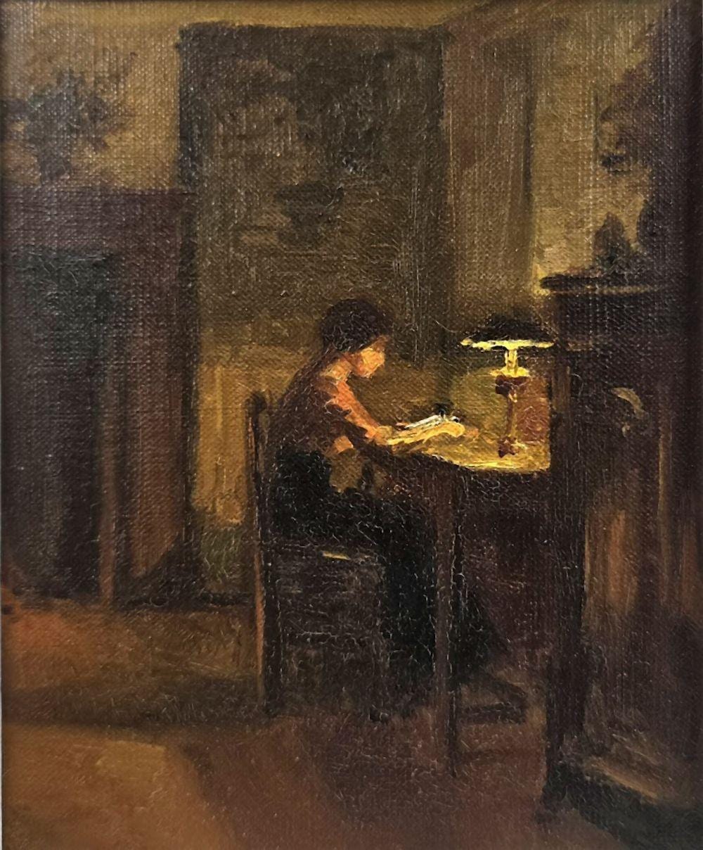 marcel rieder 1862 1942 la lecture du soir huile su · Osenat · 2025-11-23 Marcel Rieder comparable auction result: marcel rieder 1862 1942 la lecture du soir huile su