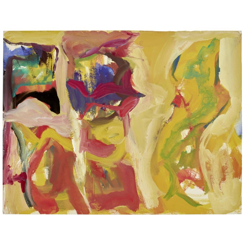 Shirley Jaffe comparable auction result: shirley jaffe 1923 2016 untitled 9 7 8 x 12 3 4 in 24 9 x 32 4 cm executed circa 1956