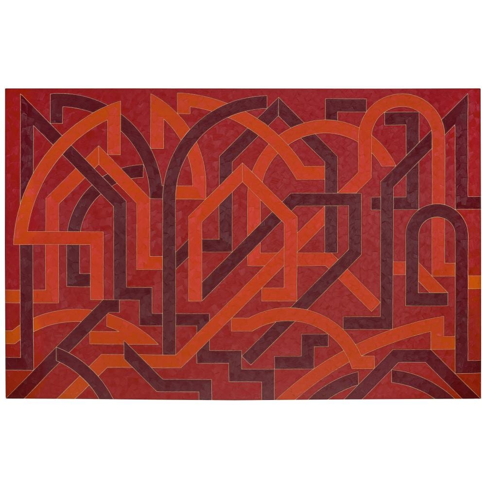 Valerie Jaudon comparable auction result: valerie jaudon b 1945 sartartia 89 3 4 x 138 1 8 in 228 x 350 8 cm painted in 1985