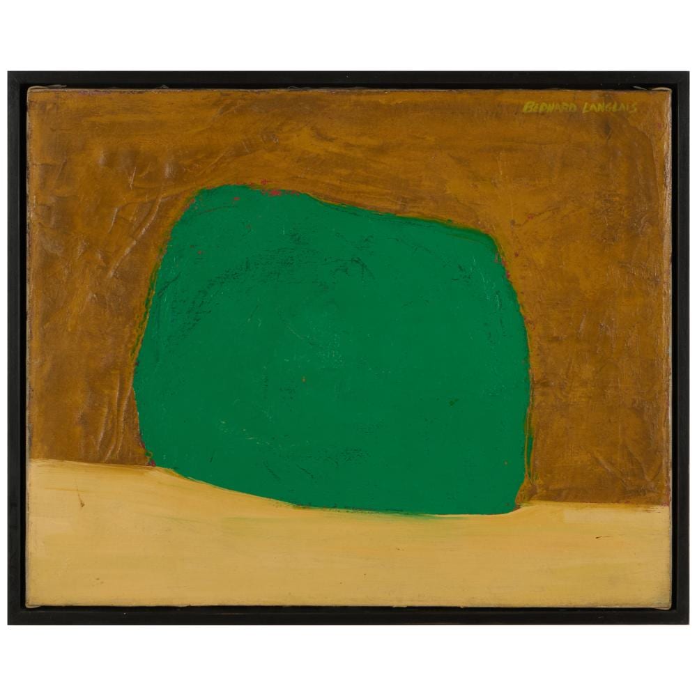 Bernard Langlais comparable auction result: bernard langlais 1921 1977 green center