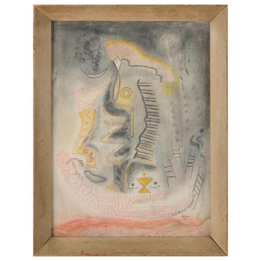 Alice Rahon comparable auction result: alice rahon 1904 1987 fire players