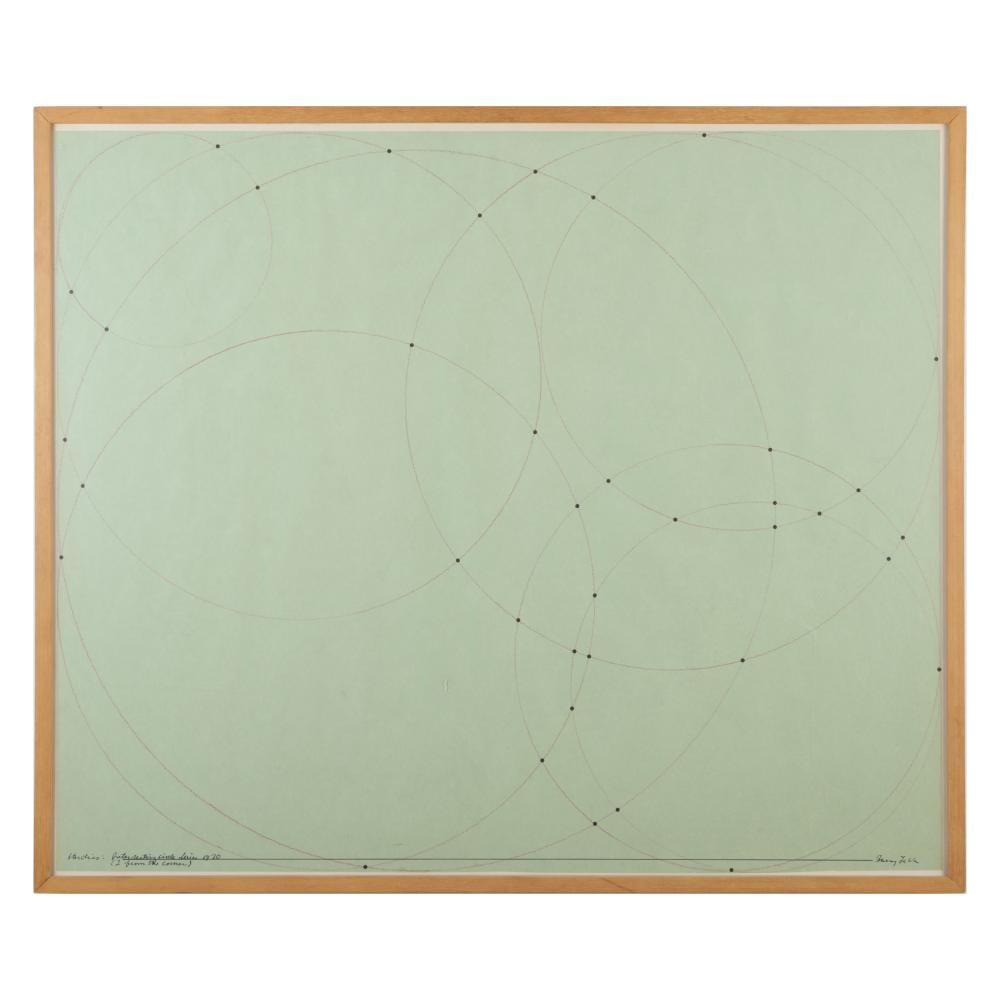 Barry LeVa comparable auction result: barry le va 1941 2021 two from the corner from intersecting circles