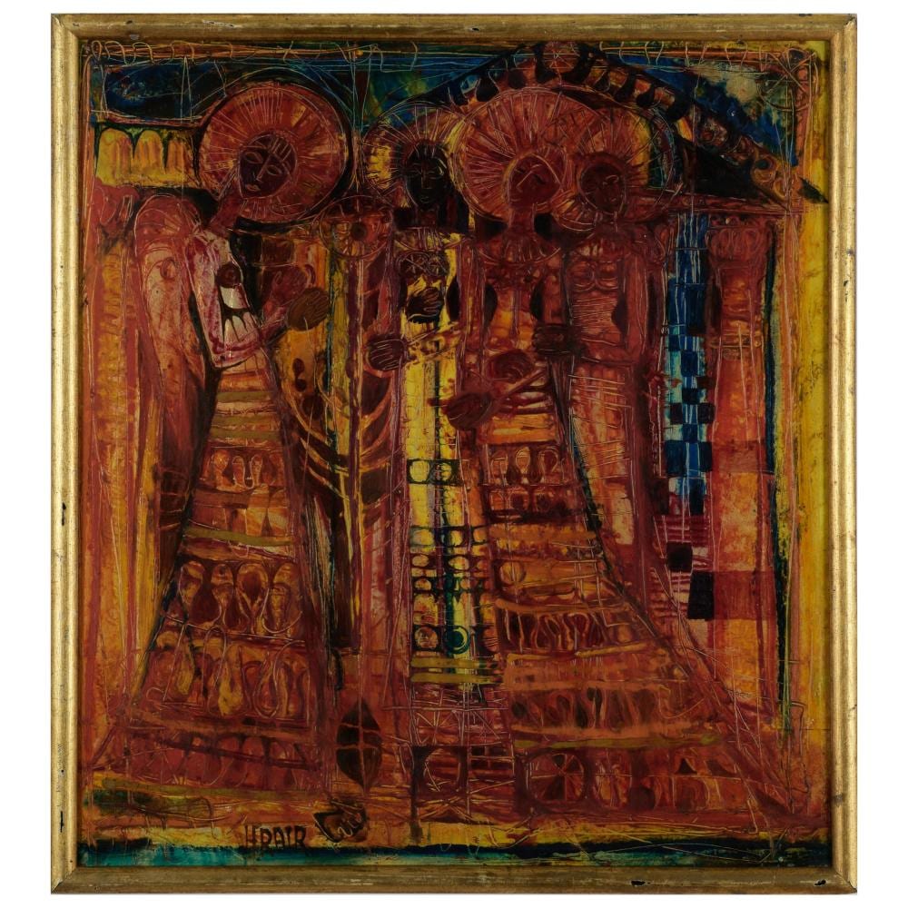 Hrair Diarbekirian comparable auction result: hrair diarbekirian b 1946 figures