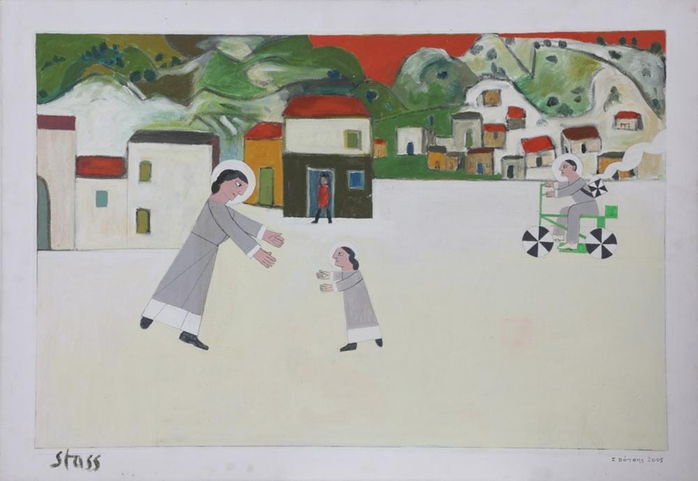 Stelios Votsis comparable auction result: stelios votsis 1929 2012 stass paraskos 1933 2014