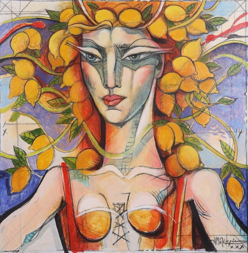 Andreas Makariou comparable auction result: andreas makariou b 1955 lemon tree