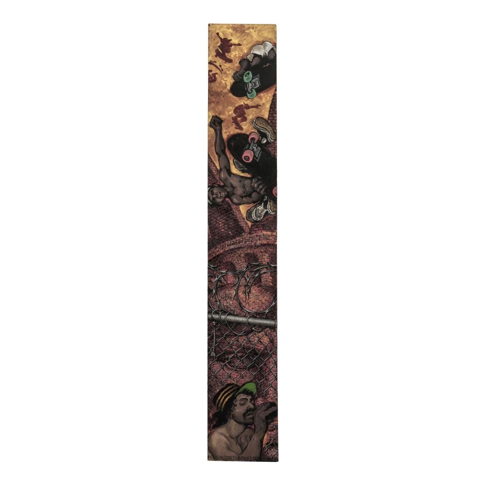 martin wong 1946 1999 houston street avenue b 108 x 17 1 8 in 274 3 x 43 5 cm painted in 1990 · Bonhams · 2025-11-19 Martin Wong comparable auction result: martin wong 1946 1999 houston street avenue b 108 x 17 1 8 in 274 3 x 43 5 cm painted in 1990