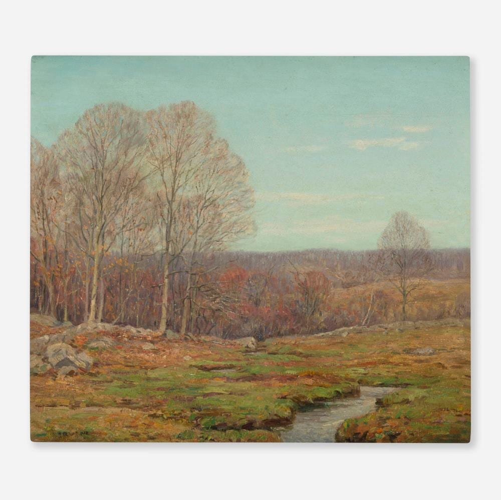 Wilson Henry Irvine comparable auction result: wilson henry irvine spring landscape with stream