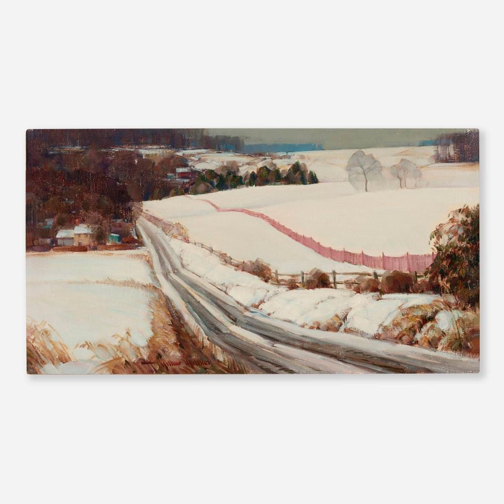 Arthur Meltzer comparable auction result: arthur meltzer terwood road in winter