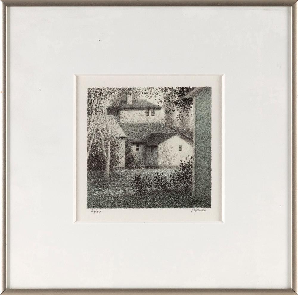 robert kipness new york 1931 leaves and shadows lithograph 5 x 5 framed 12 25 x 12 25 · Eldred's · 2025-12-03 Robert Kipness comparable auction result: robert kipness new york 1931 leaves and shadows lithograph 5 x 5 framed 12 25 x 12 25