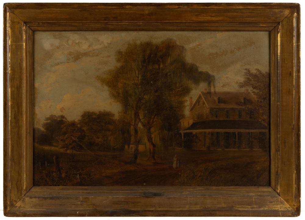 William E. Winner comparable auction result: william e winner american 1815 1883 attributed school of plantation scene landscape