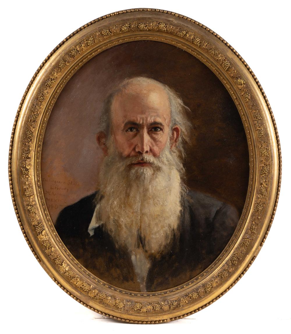 Conrad Wise Chapman comparable auction result: conrad wise chapman american 1842 1910 self portrait