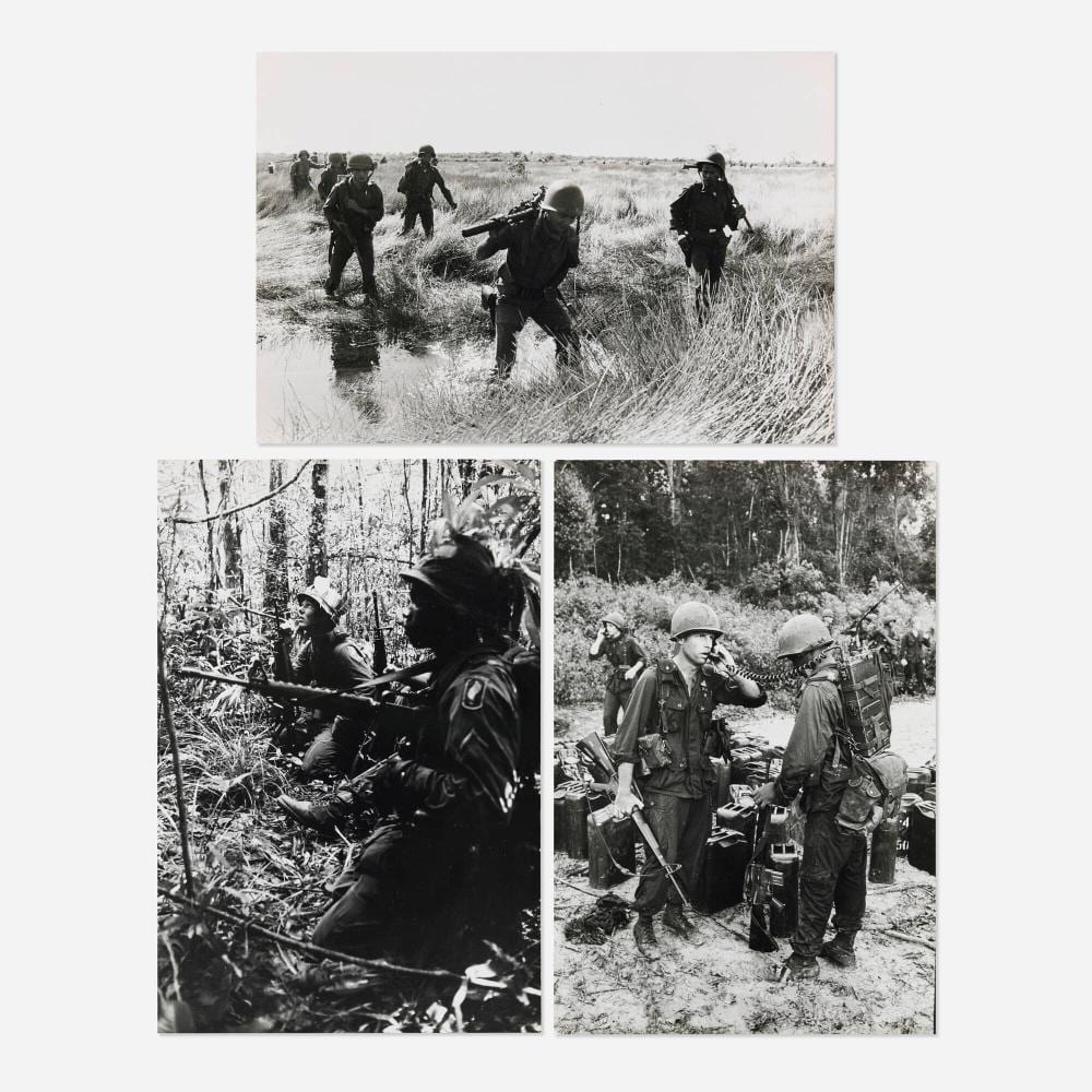 Don McCullin comparable auction result: don mccullin three works