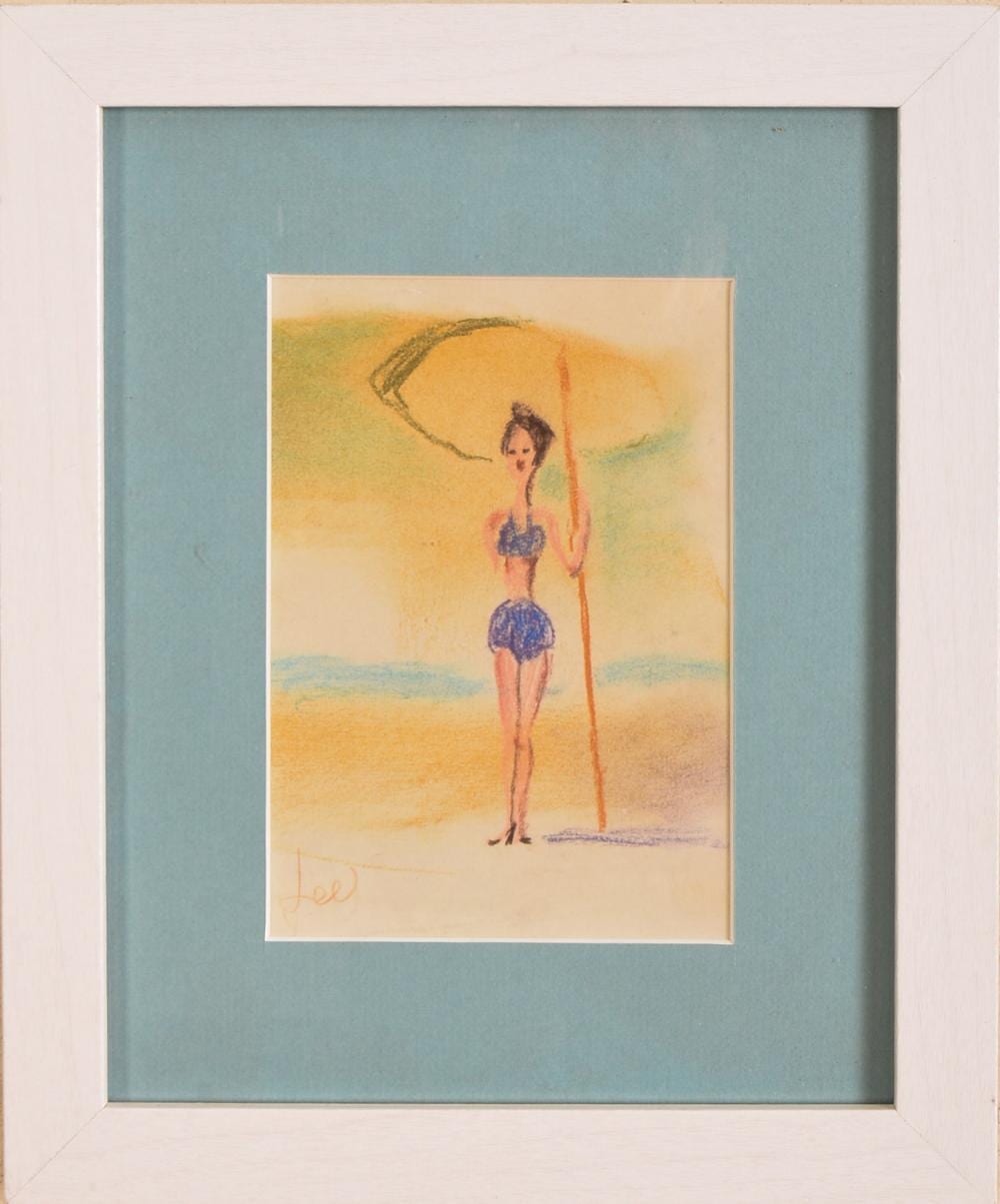Leon Wall comparable auction result: leon wall 1916 1980 at the beach