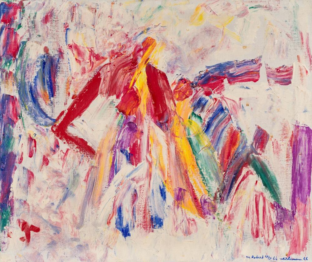 Jakob Weidemann comparable auction result: jacob weidemann composition 1966