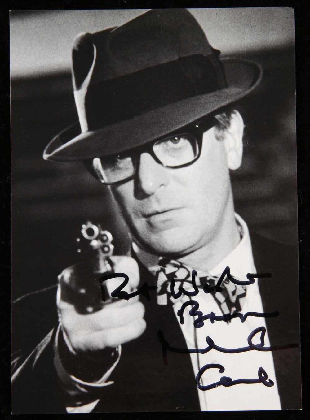 Michael Caine comparable auction result: michael caine 1933 autographed photograph bla