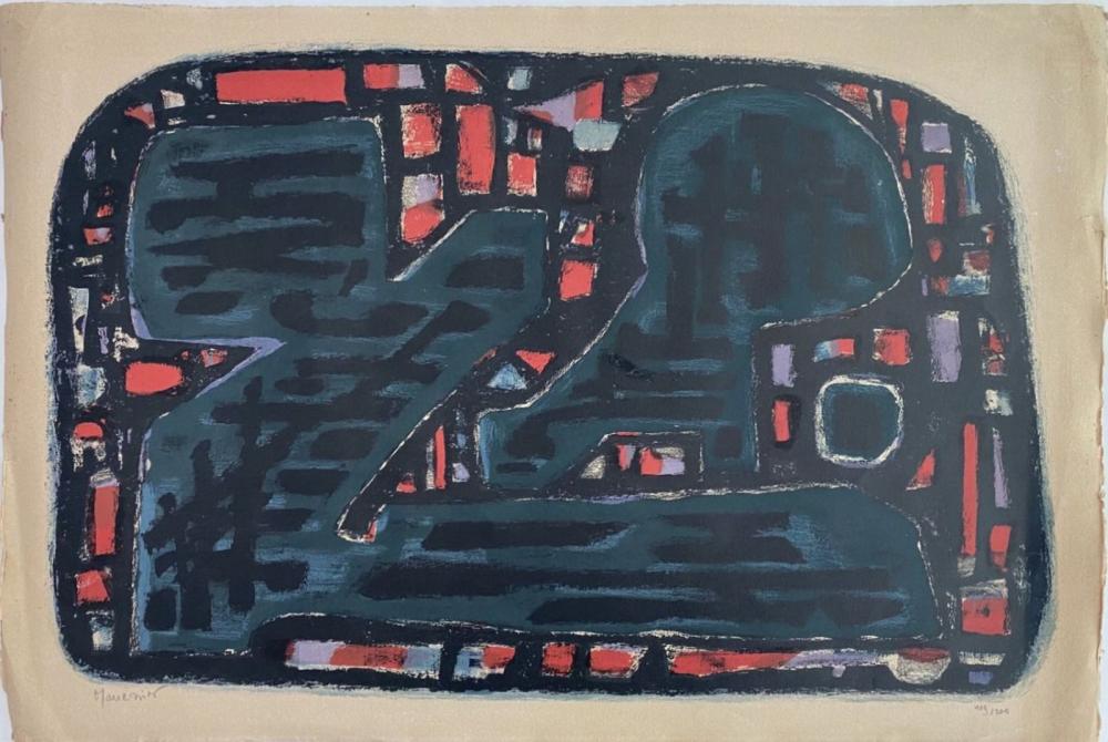 Alfred Manessier comparable auction result: alfred manessier 1911 1993 geths mani gethsemane 1951