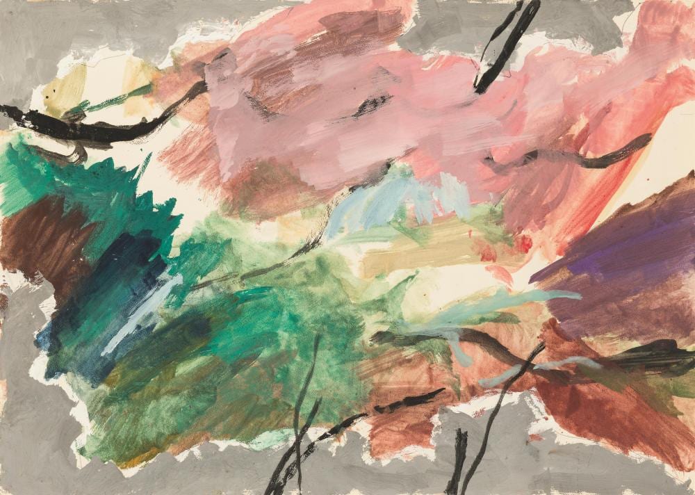 Max Weiler comparable auction result: max weiler untitled