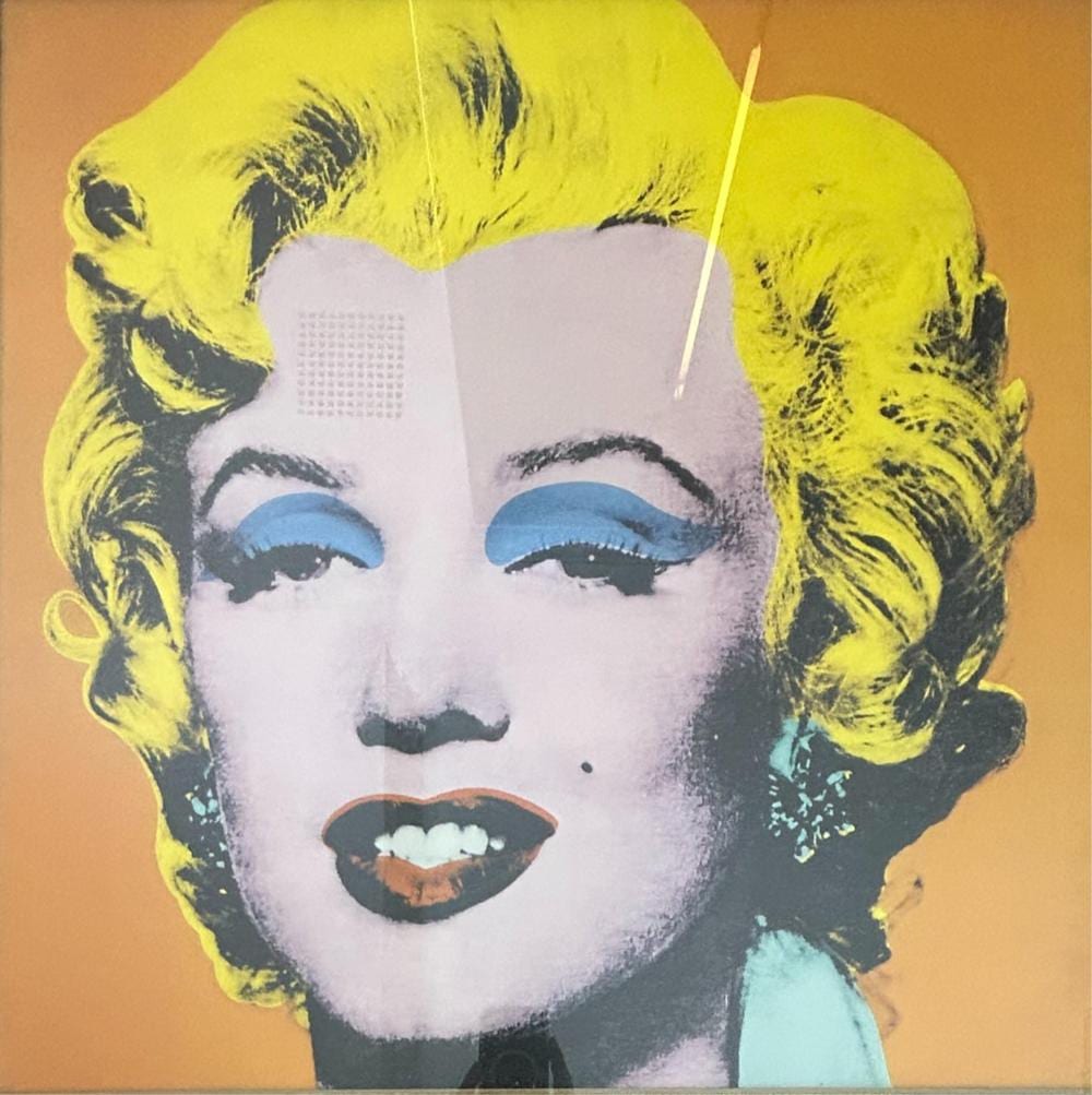Pop Art Print of Marilyn Monroe by Andy Warhol sold by Theodore Bruce Auctioneers & Valuers, lot 94 — auction record photograph