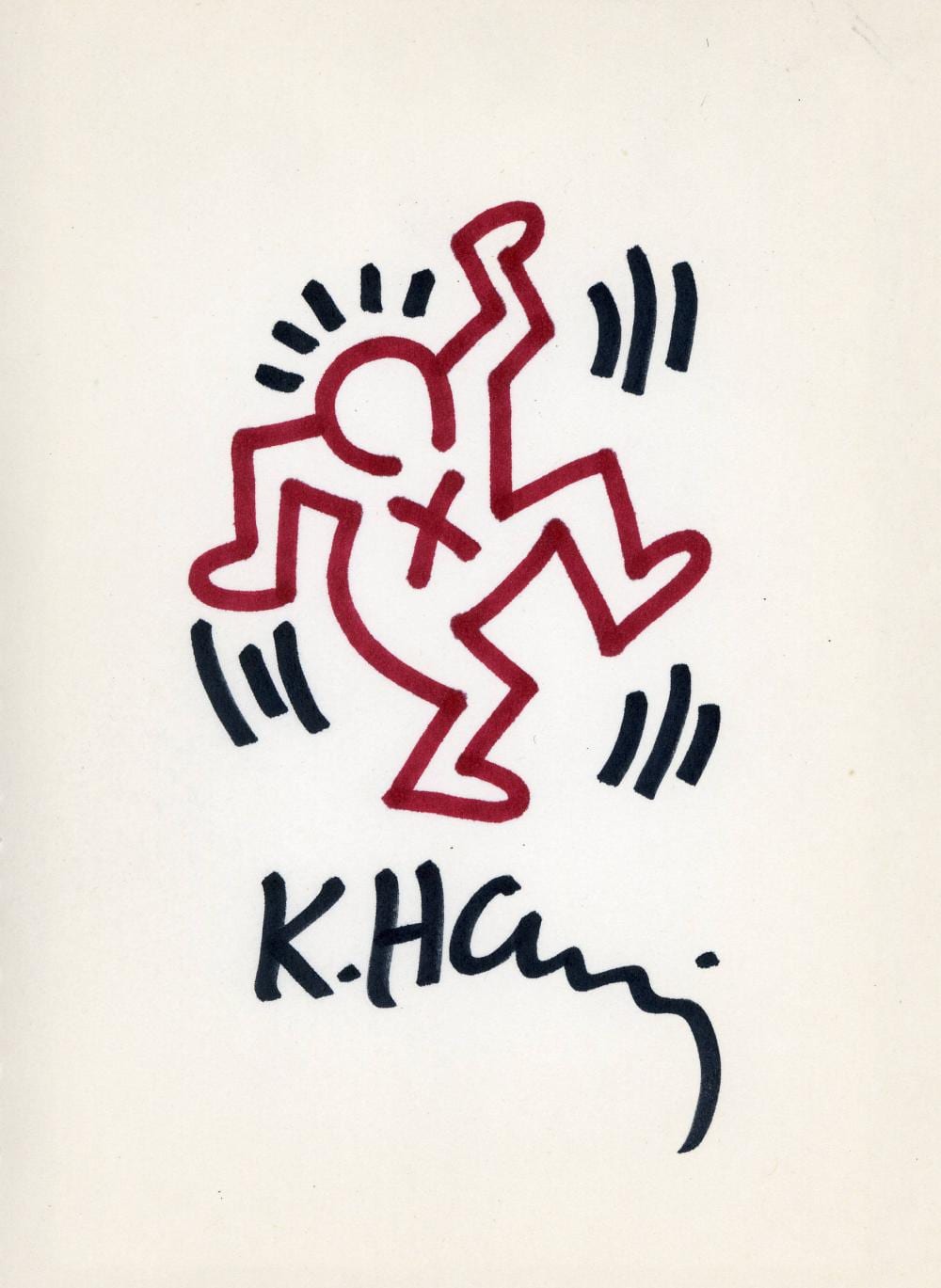 Keith HARING sold by Artcurial, lot 50 — auction record photograph