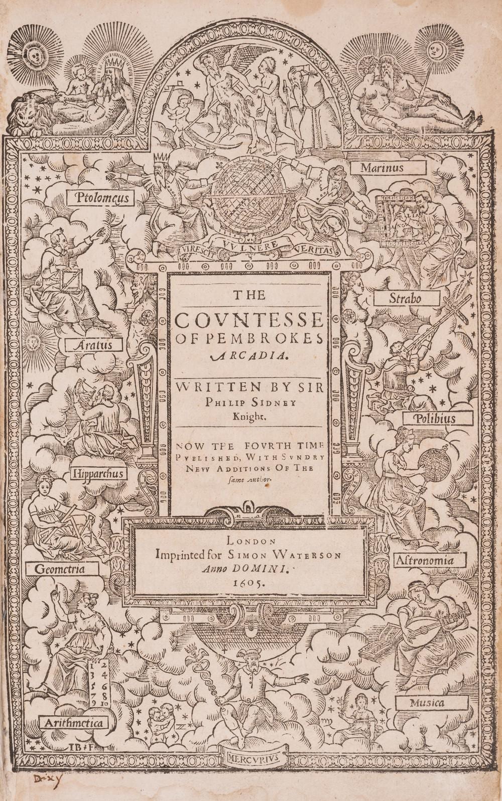 Sydney Woodward Smith comparable auction result: sidney sir philip the countesse of pembrokes arcadia now the fourth time published imprinted by george eld and humphrey lownes for simon waterson 1605