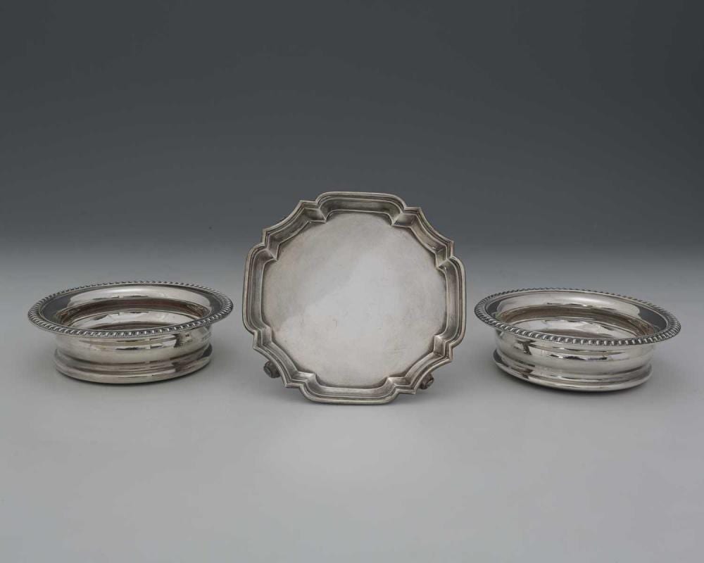 Charles (1876) Dufresne comparable auction result: a late victorian silver waiter by charl