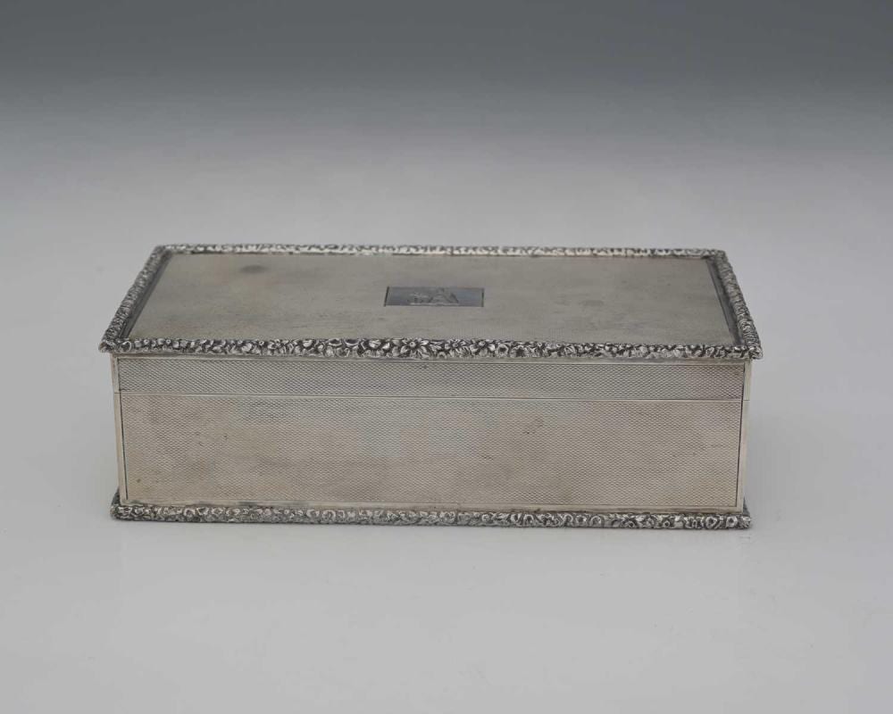 Peder Severin Kroeyer comparable auction result: an edward vii silver cigarette box by p
