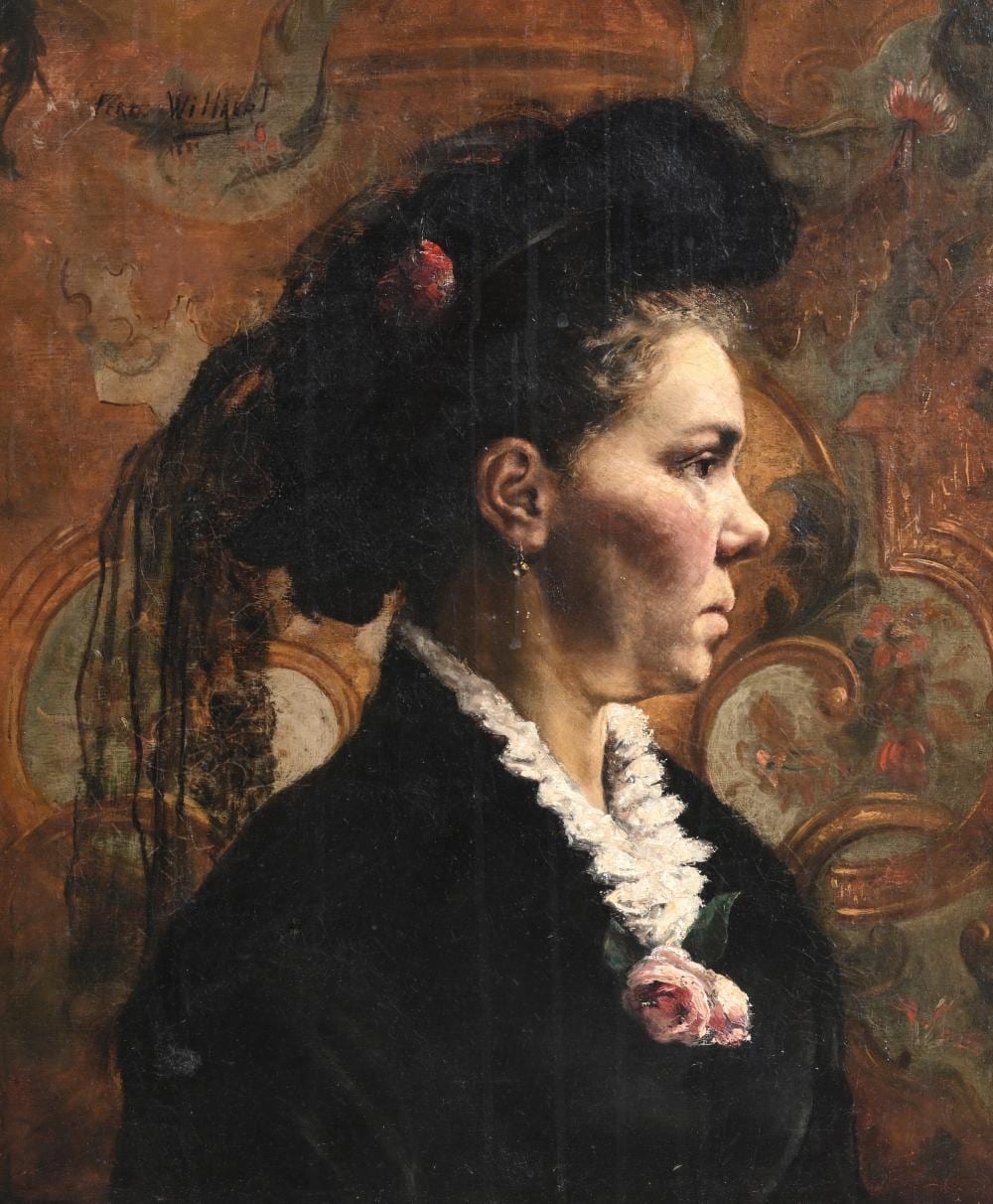 Ferdinand Willaërt comparable auction result: ferdinand willaert 1861 1938 oil on canvas ladies portrait signed