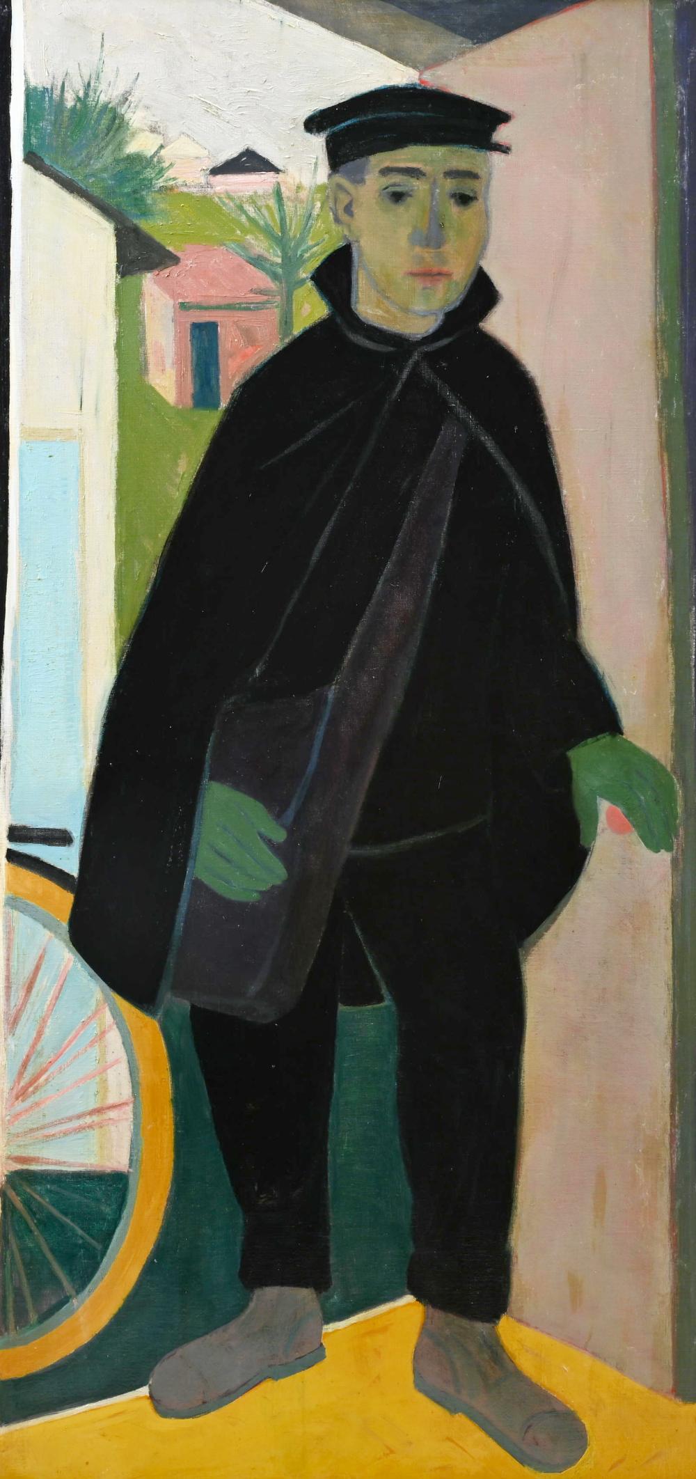 Marcel Cockx comparable auction result: marcel cockx 1930 2007 oil on canvas the postman signed