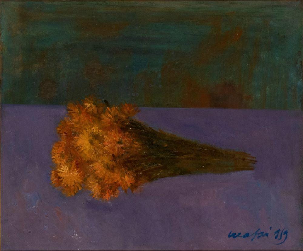 Mario Mafai comparable auction result: mario mafai roma 1902 1965 bouquet of flowers 1959