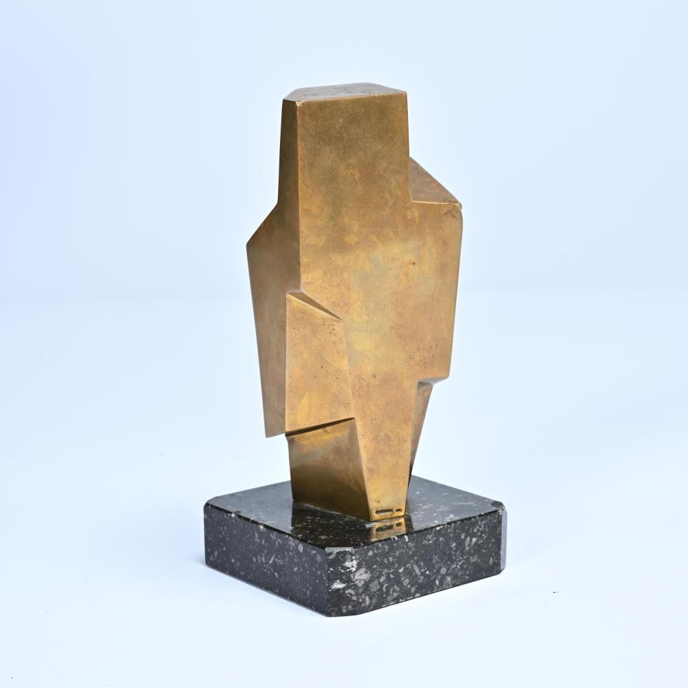 Ugo Carrega comparable auction result: ugo carrega 1935 2014 bronze sculpture on marble base signed