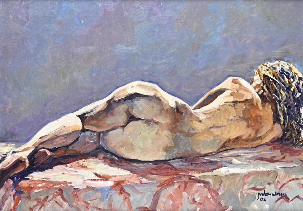 johan van vlaenderen 1952 oil on canvas reclining nude signed · Maison Jules Veilinghuis · 2025-12-01 Johan van VLAENDEREN comparable auction result: johan van vlaenderen 1952 oil on canvas reclining nude signed