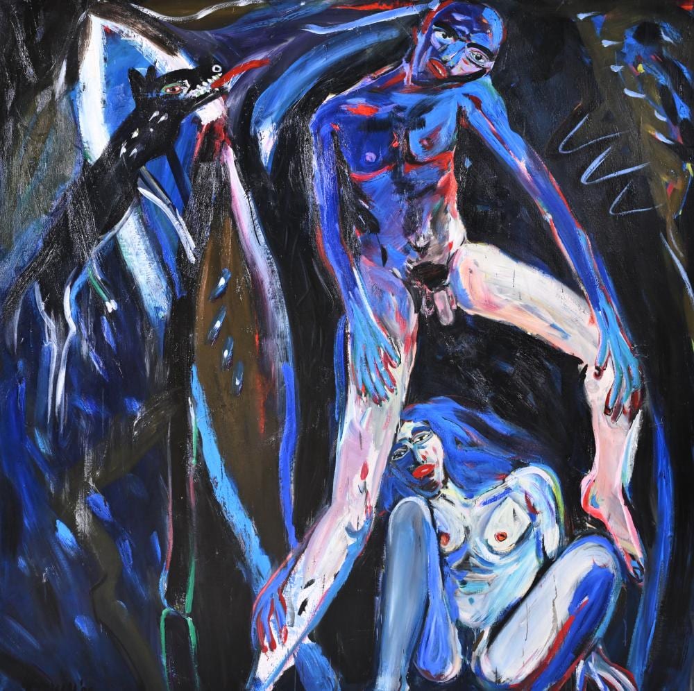 Godfried Vervisch comparable auction result: godfried vervisch 1930 2014 oil on canvas untitled signed and dated 1989