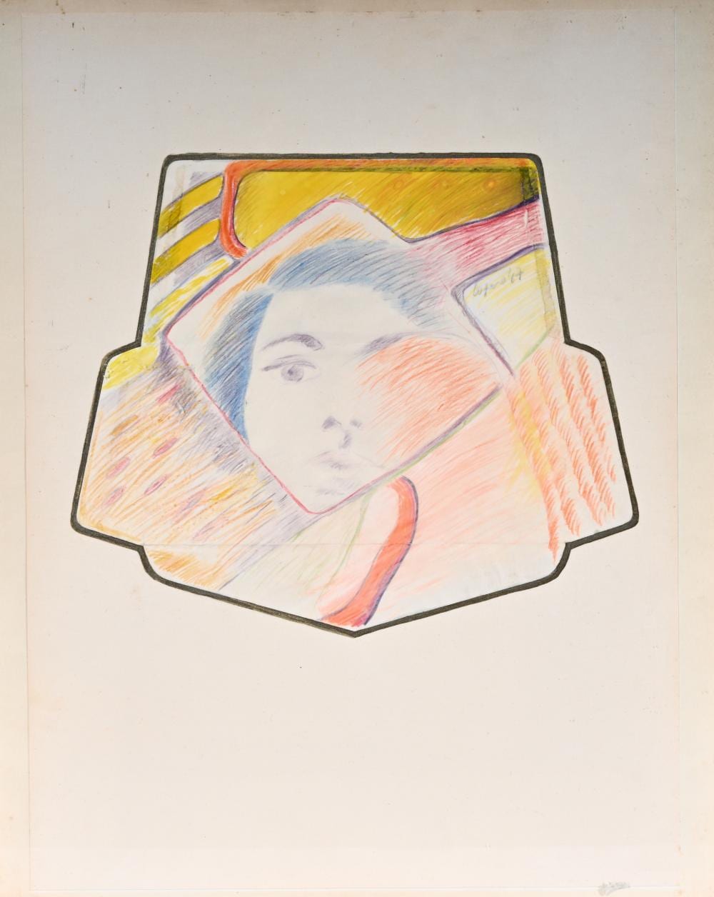 leo copers 1947 colored pencil on paper signed and dated · Maison Jules Veilinghuis · 2025-12-01 Leo Copers comparable auction result: leo copers 1947 colored pencil on paper signed and dated