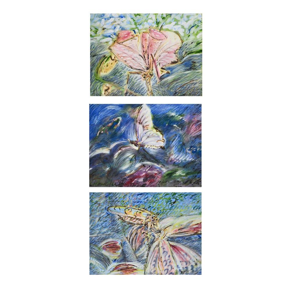 frank liefooghe 1945 lot with 3 mixed media on paper untitled signed · Maison Jules Veilinghuis · 2025-12-01 Frank Liefooghe comparable auction result: frank liefooghe 1945 lot with 3 mixed media on paper untitled signed