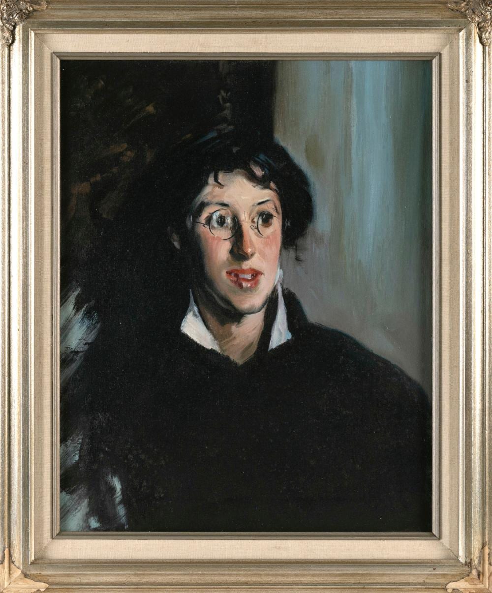 Howard Connolly comparable auction result: howard connolly rhode island 1903 1990 copy of john singer sargent s portrait of vernon lee 1856 1935 oil on canvas 20 x 16 framed 24 5 x 20 5