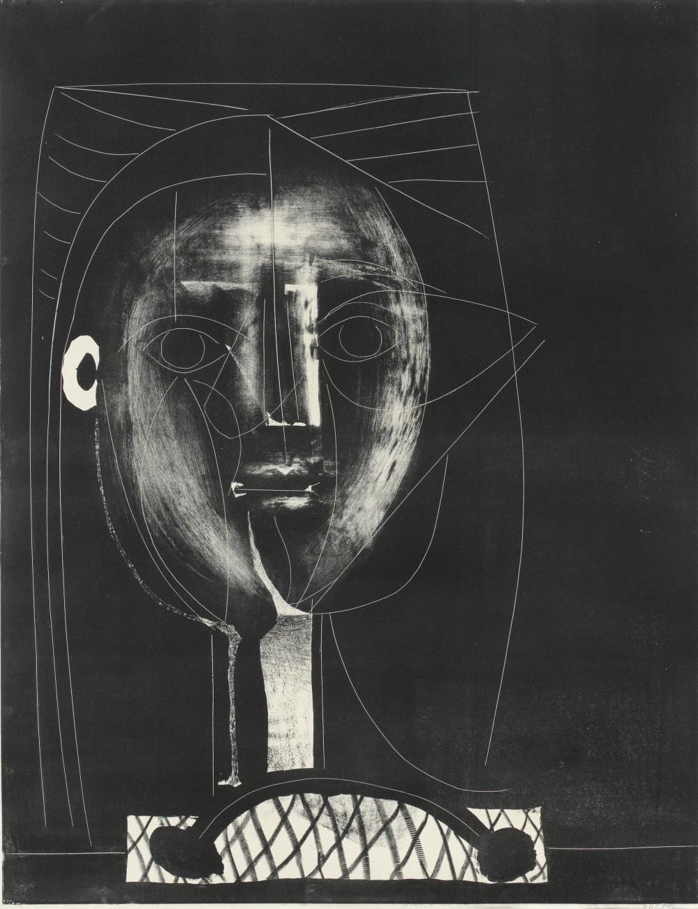 Pablo Picasso: Figure noire sold by Van Ham Kunstauktionen, lot 215 — auction record photograph