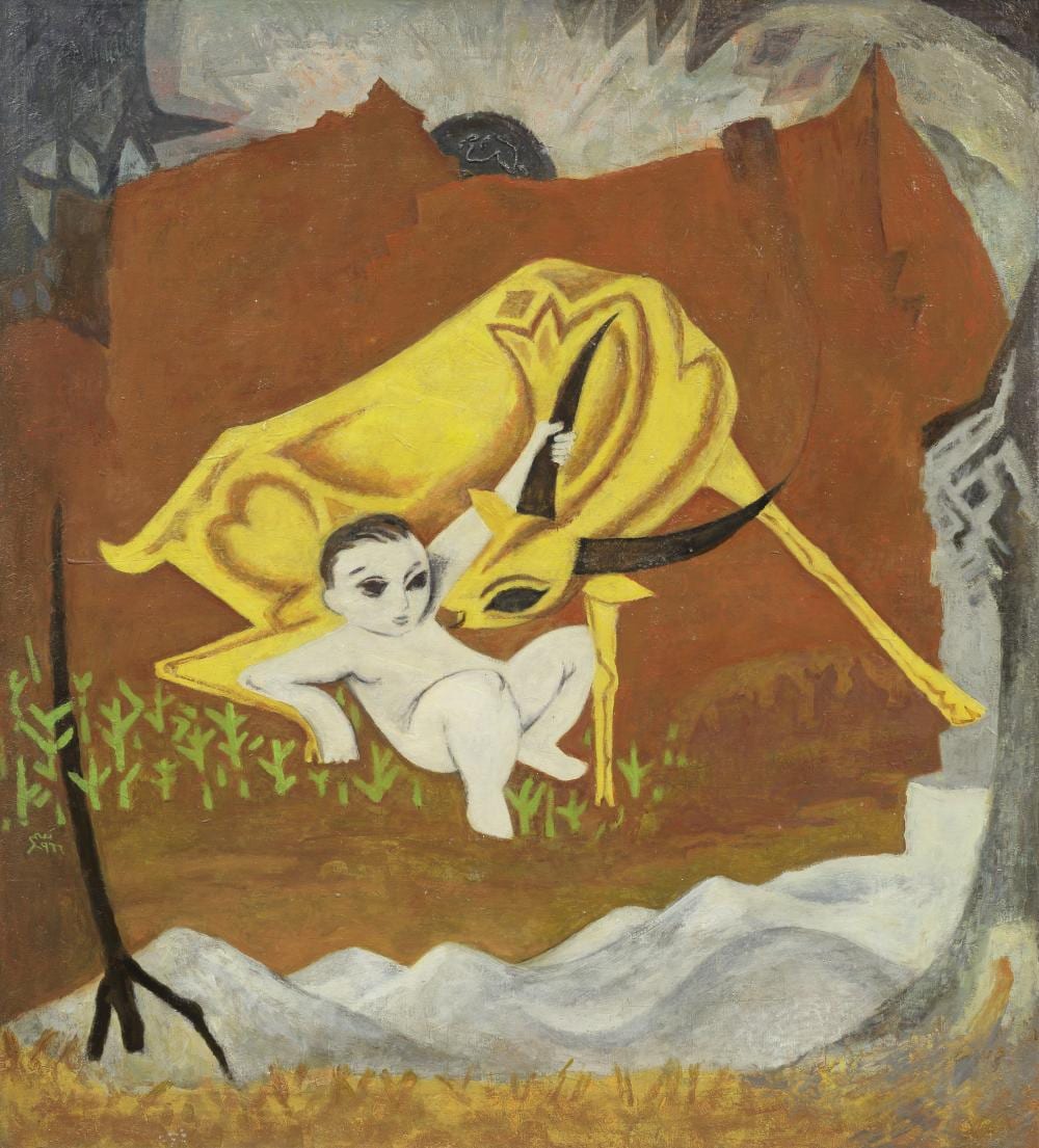 naim ismail syria 1930 1979 hayy ibn yaqzan alive son of awake · Bonhams · 2025-11-25 Naim Ismail comparable auction result: naim ismail syria 1930 1979 hayy ibn yaqzan alive son of awake