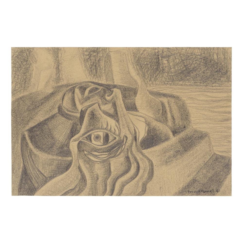 Fouad Kamel comparable auction result: fouad kamel egypt 1919 1973 the hidden eye