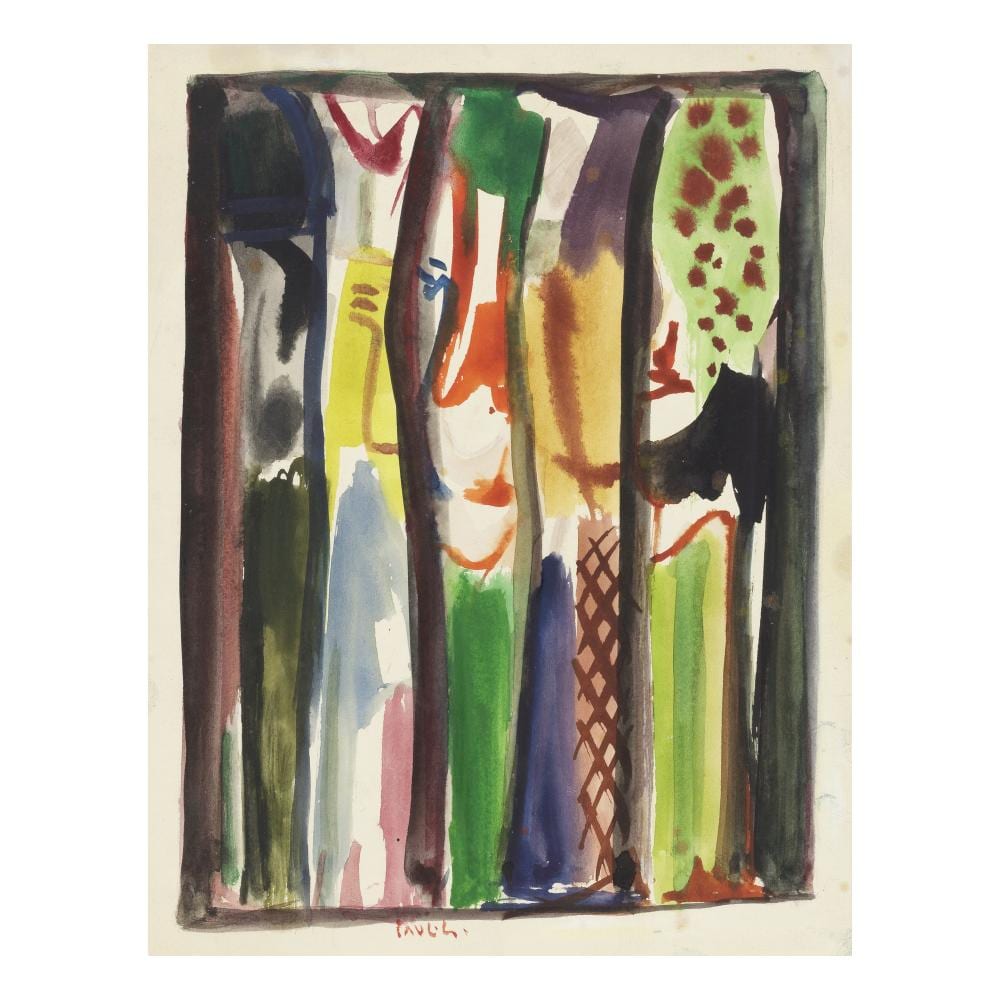 Paul Guiragossian comparable auction result: paul guiragossian lebanon 1926 1993 murmures du printemps ii