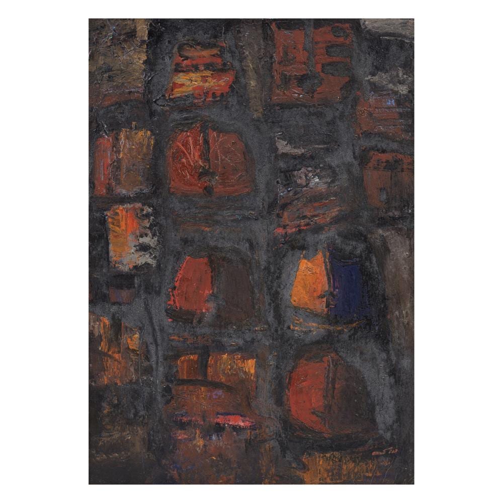 Fateh Moudarres comparable auction result: fateh moudarres syria 1922 1999 untitled
