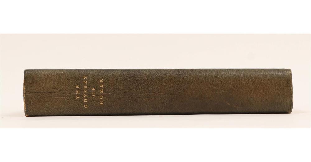 Alexander (1763) Pope comparable auction result: fine printing homer odyssey translated by alexander pope