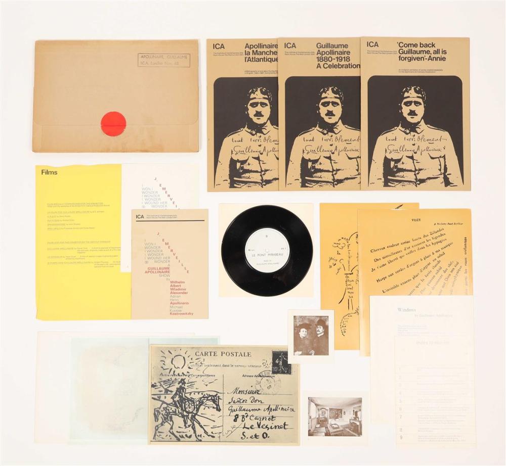Guillaume Apollinaire comparable auction result: guillaume apollinaire 1880 1918 a celebration 1968