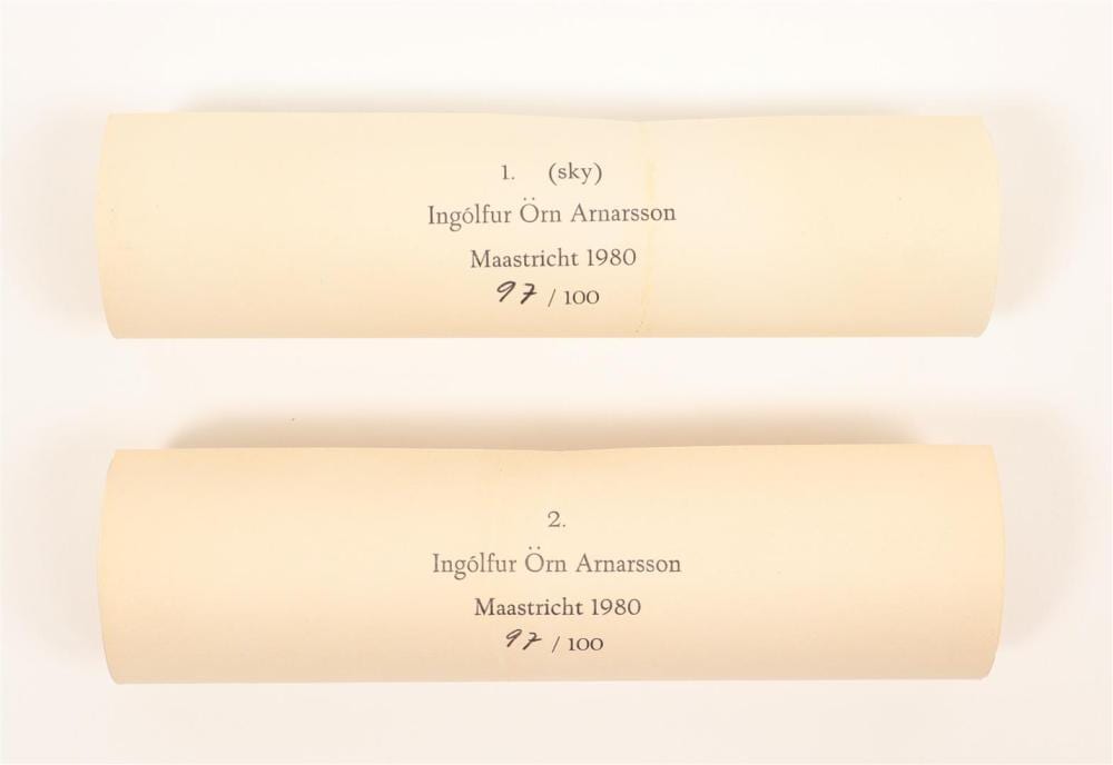 John Michael Armleder comparable auction result: john armleder i o arnarsson helgi p fridjonsson and magnus v gudlaugsson