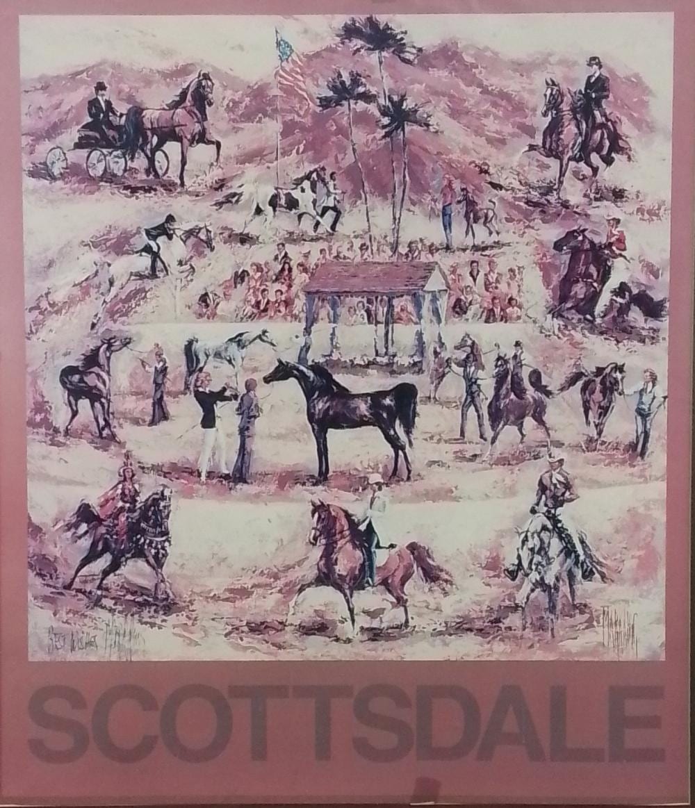 Mark King comparable auction result: mark king scottsdale gallery poster print