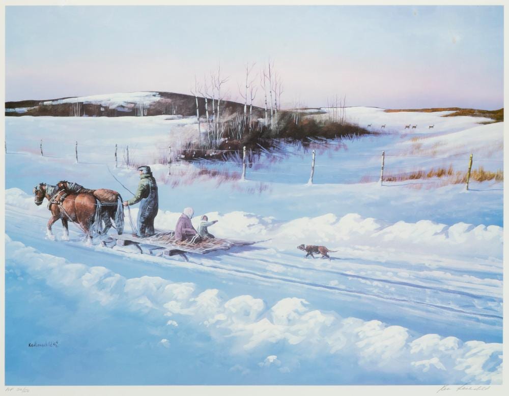 Ken Lonechild comparable auction result: ken lonechild look ma deer