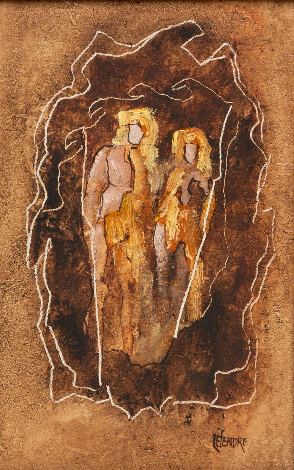 henry letendre inferno warriors · Saskatchewan Network for Art Collecting · 2025-12-07 Henry Letendre comparable auction result: henry letendre inferno warriors