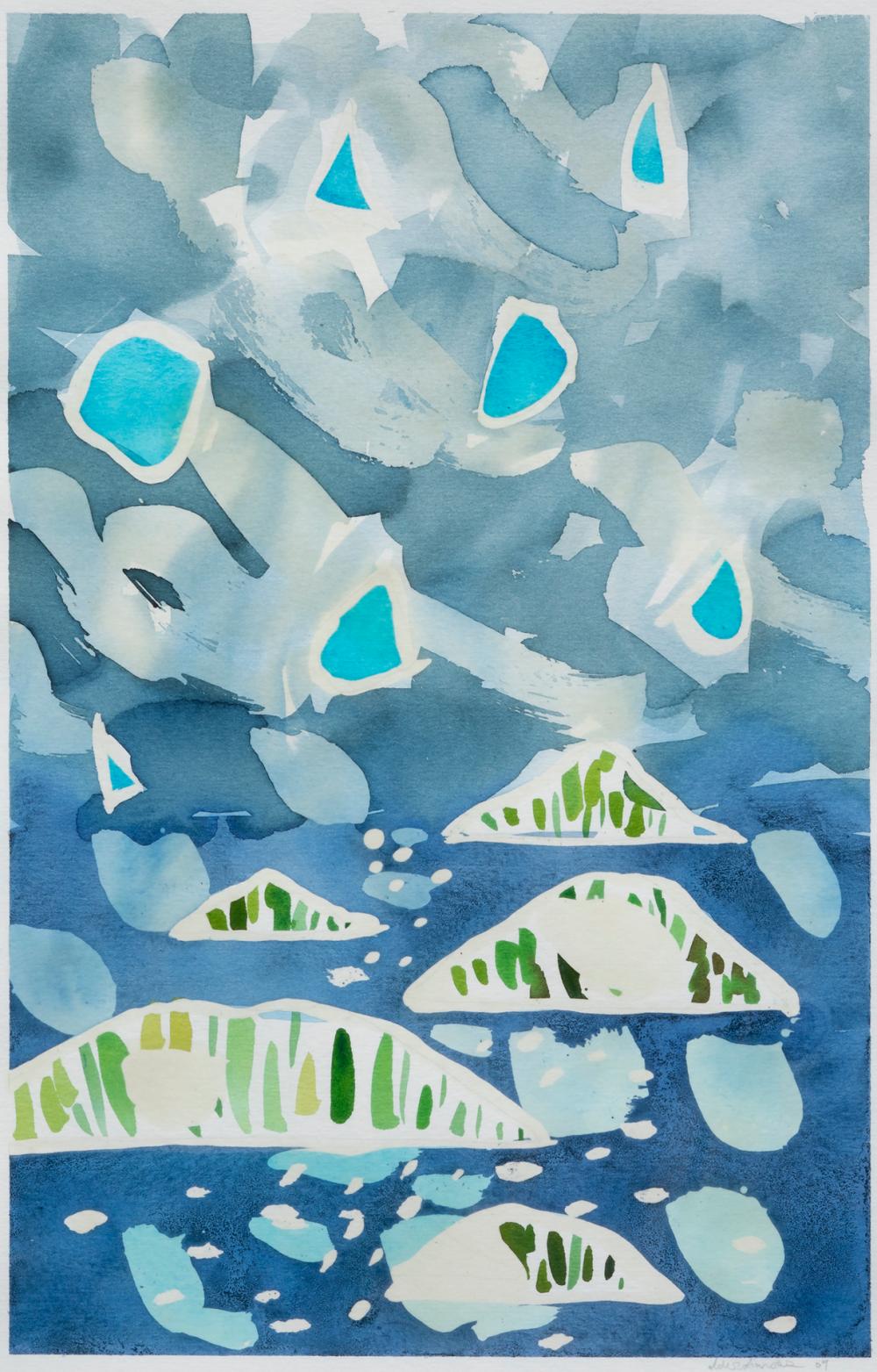 David Moss comparable auction result: david moss blue patches