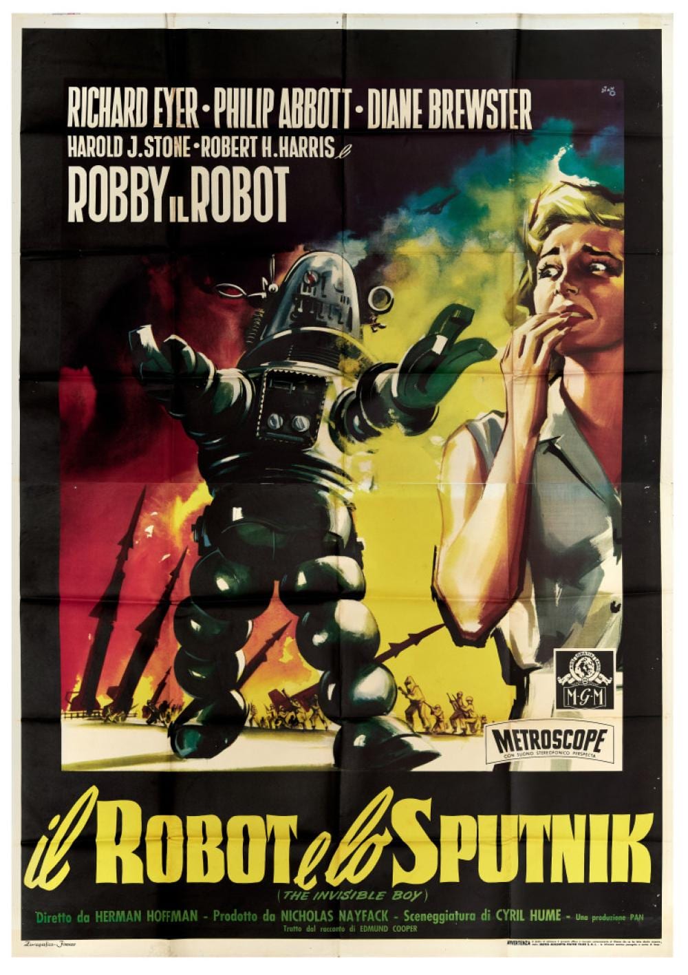Silvano Campeggi comparable auction result: silvano campeggi nano 1923 2018 il robot e lo sputnik regia di herman hoffman 1958 silvano campeggi nano 1923 2018 the invisible boy directed by herman hoffman 1958