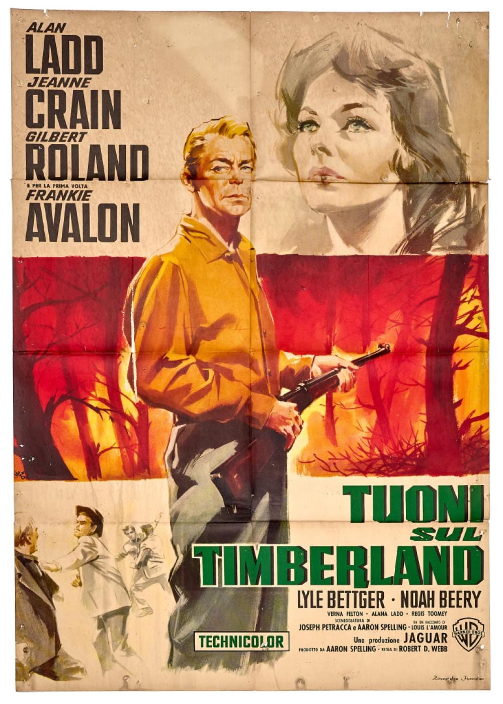 Silvano Campeggi comparable auction result: silvano campeggi nano 1923 2018 tuoni sul timberland con alan ladd 1960 silvano campeggi nano 1923 2018 guns of timberland starring alan ladd 1960